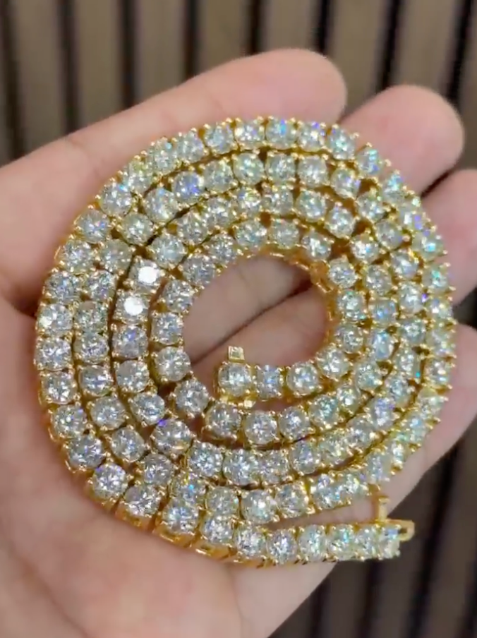 Moissanite Tennis Chain (Passes All Testers)