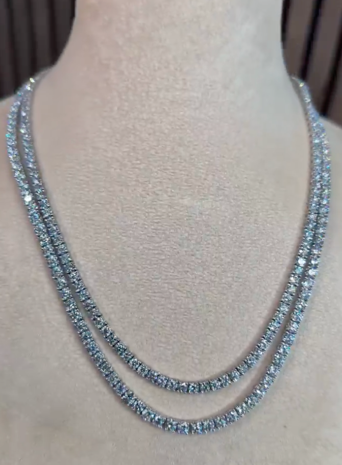 Moissanite Tennis Chain (Passes All Testers)