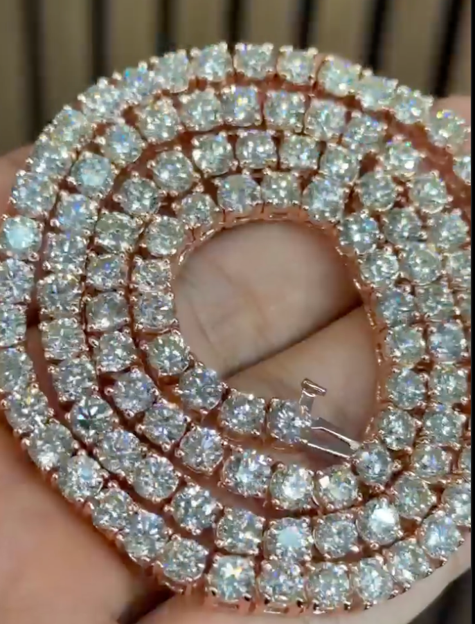 Moissanite Tennis Chain (Passes All Testers)