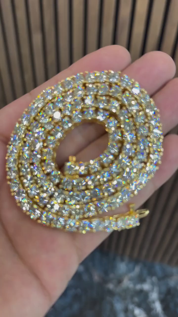 Moissanite Tennis Chain (Passes All Testers)